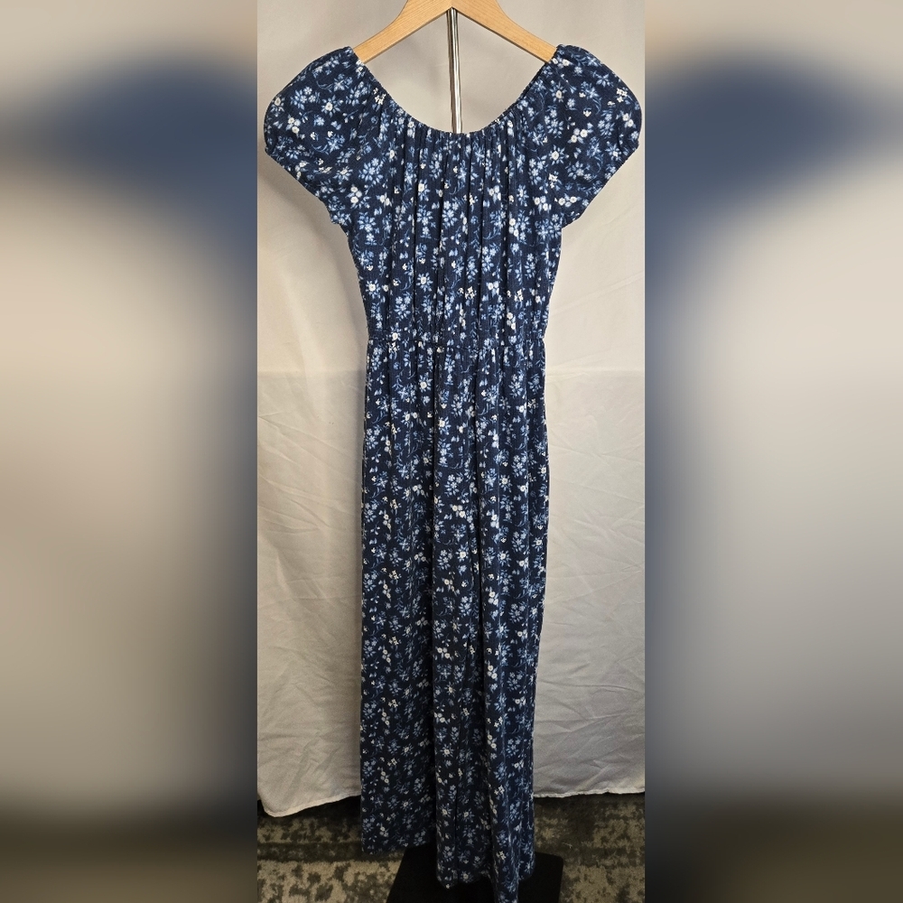 Maurices Girls Navy Floral Romper | Size M (10/12)